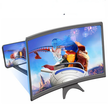 12 Inch Curved Mobile Phone Screen Magnifier | New 12 Inch HD Mobile Phone Curved Phone Holder | Screen magnifying glass
